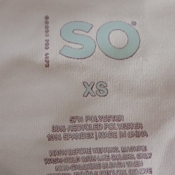 SO light pink/blush bodysuit - size Xsmall - Picture 4 of 4